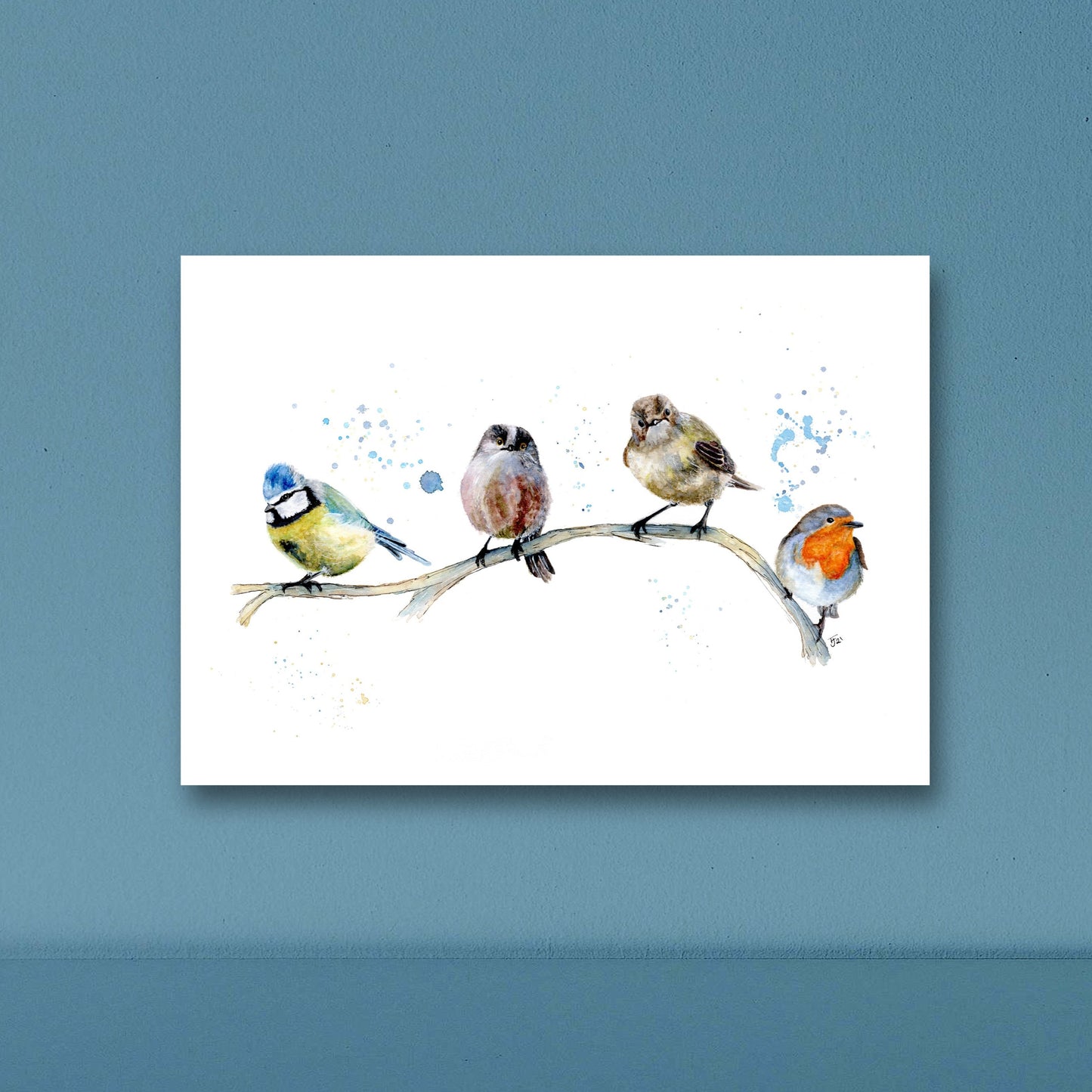 "Garden Party" Watercolour Print