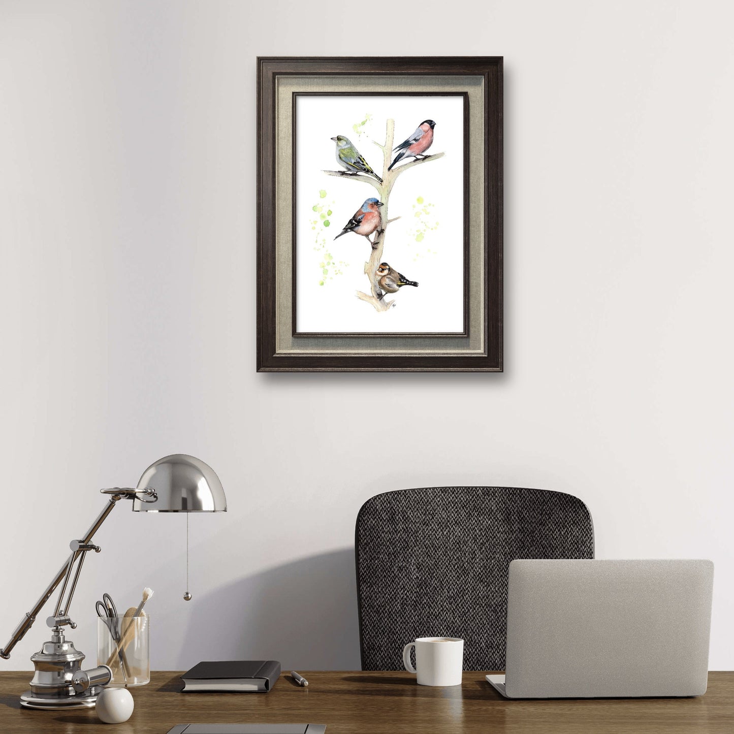 "Fours A Charm" Watercolour Print