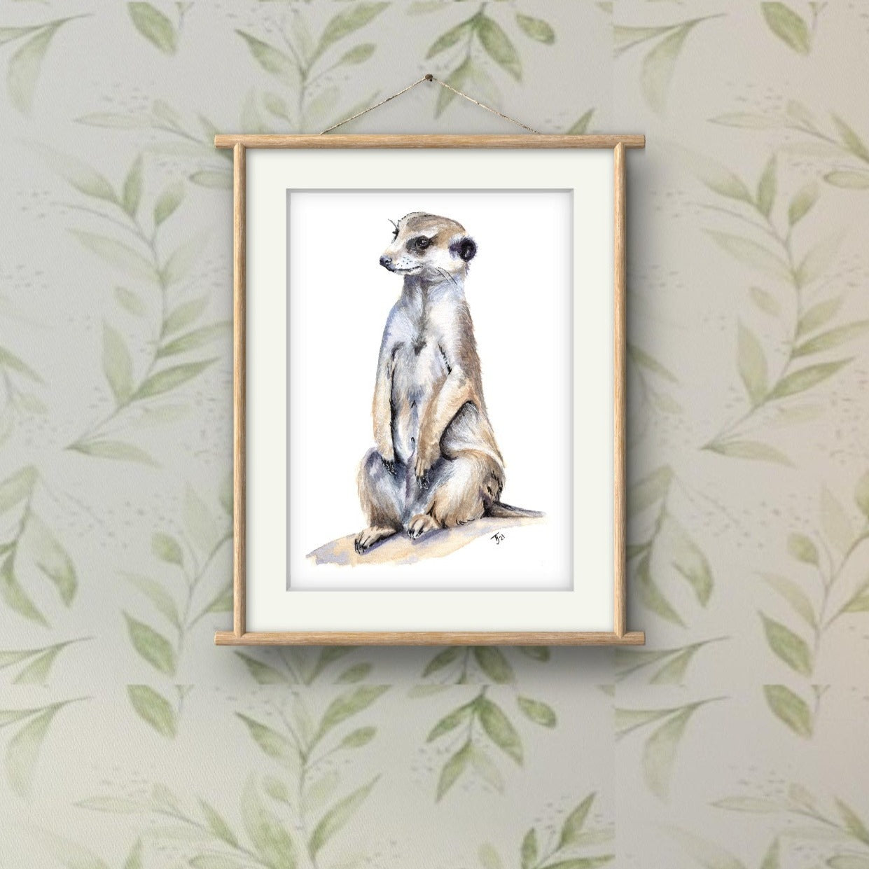 "Ubunifu" Meerkat Art Print