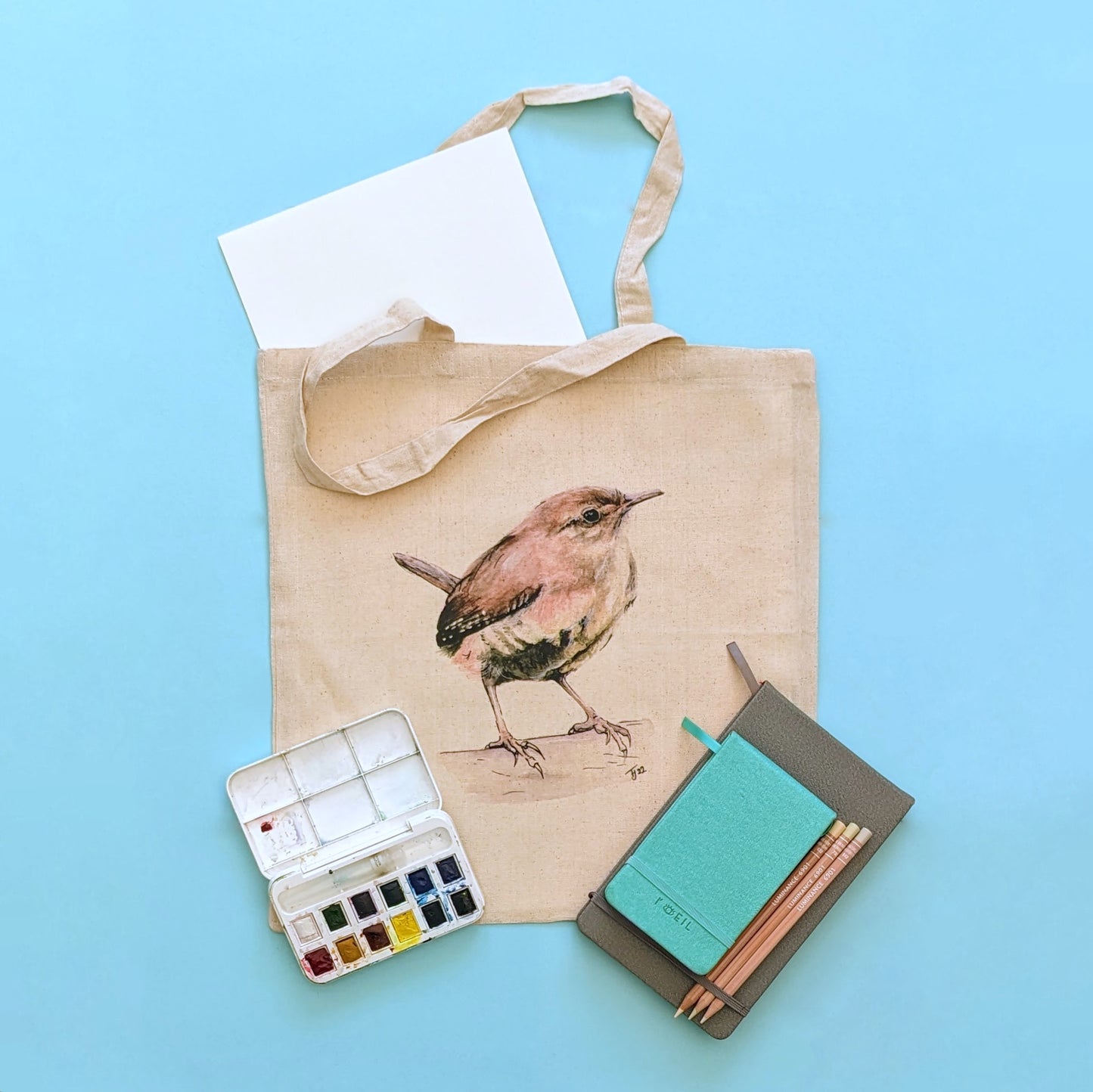 "Jenny Wren" Wren Tote Bag