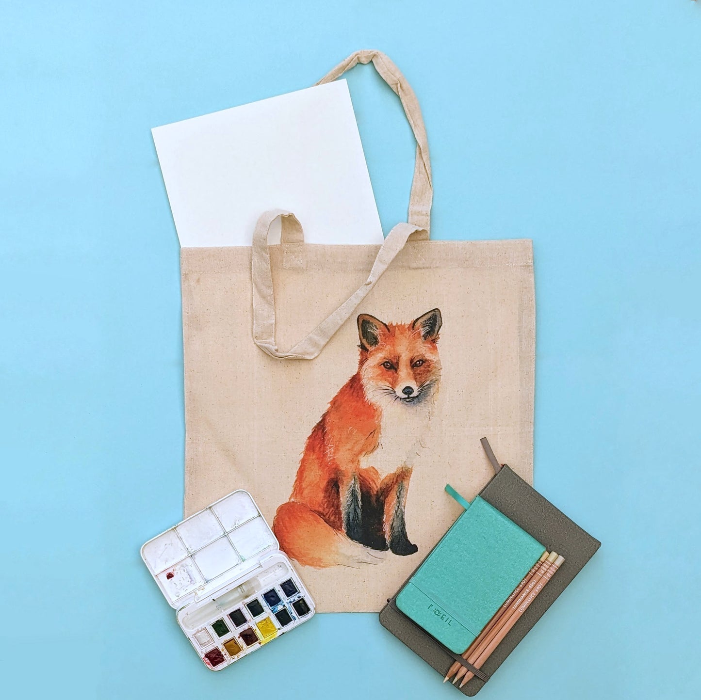 "Mama Fox" Tote Bag