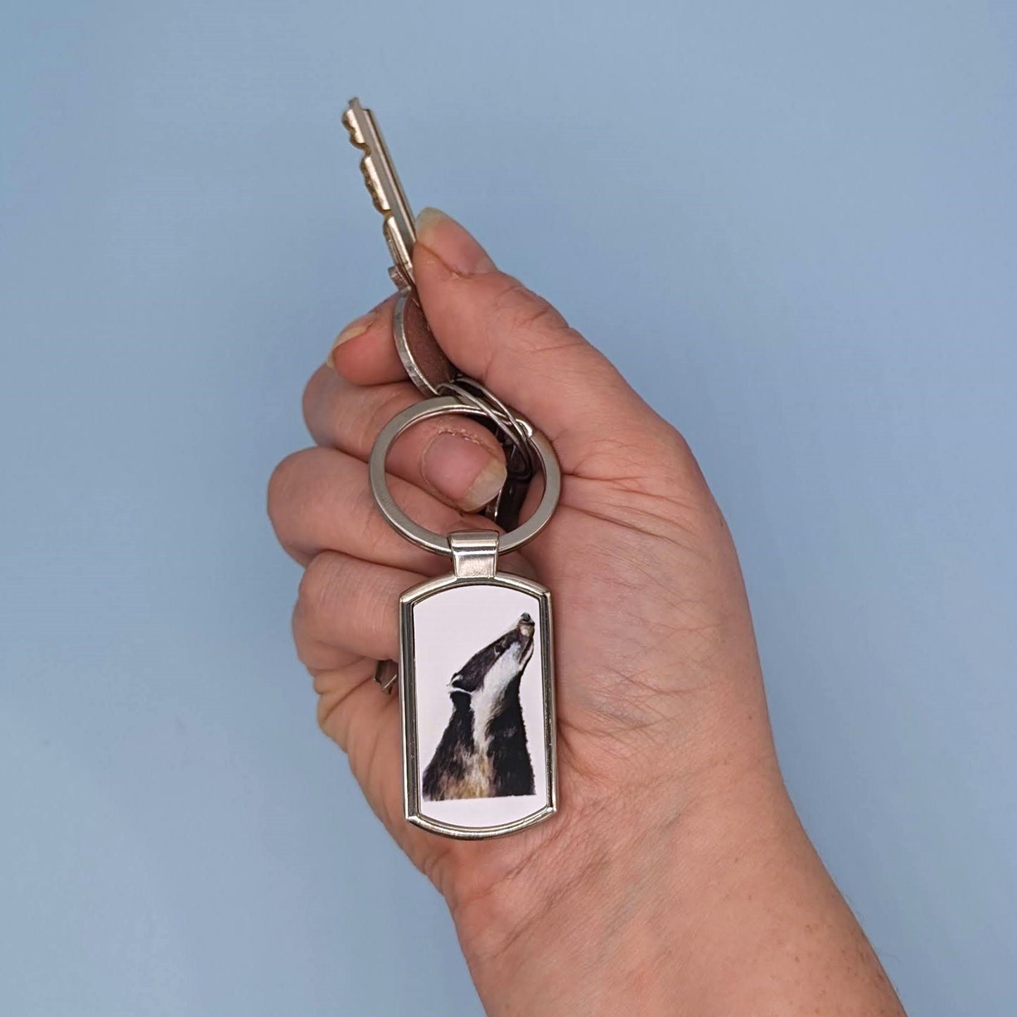 "Mr Badger" the Badger Keyring