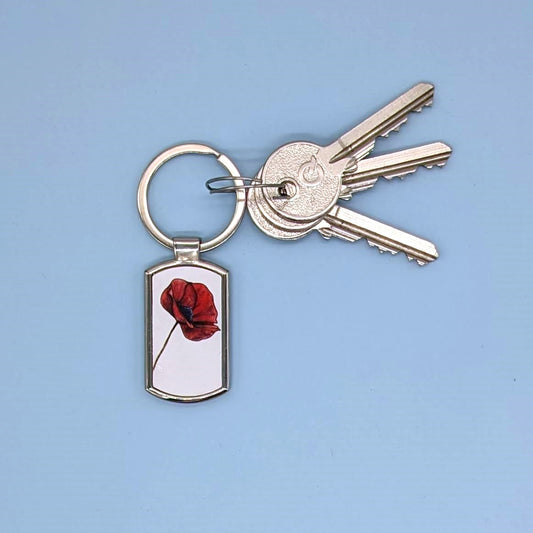 "Remembrance" Poppy Keyring