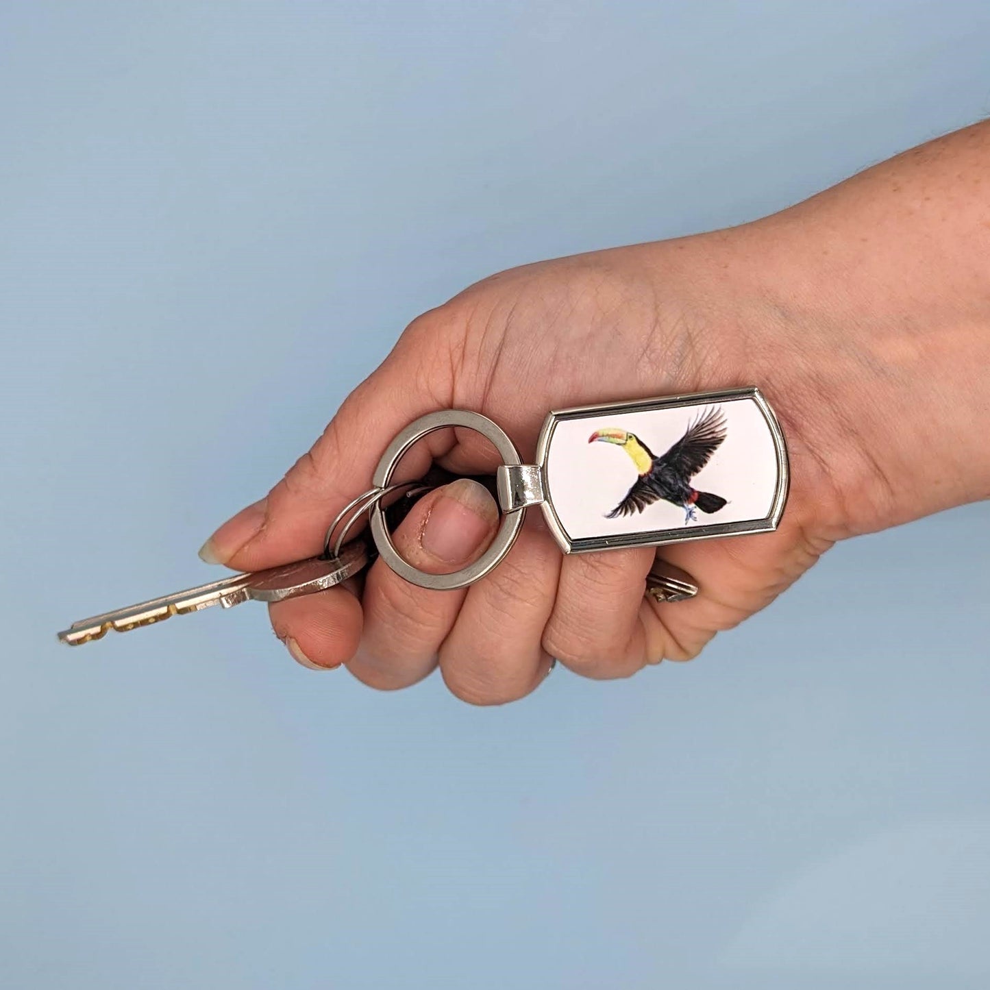 "Tookie Tookie" Toucan Keyring