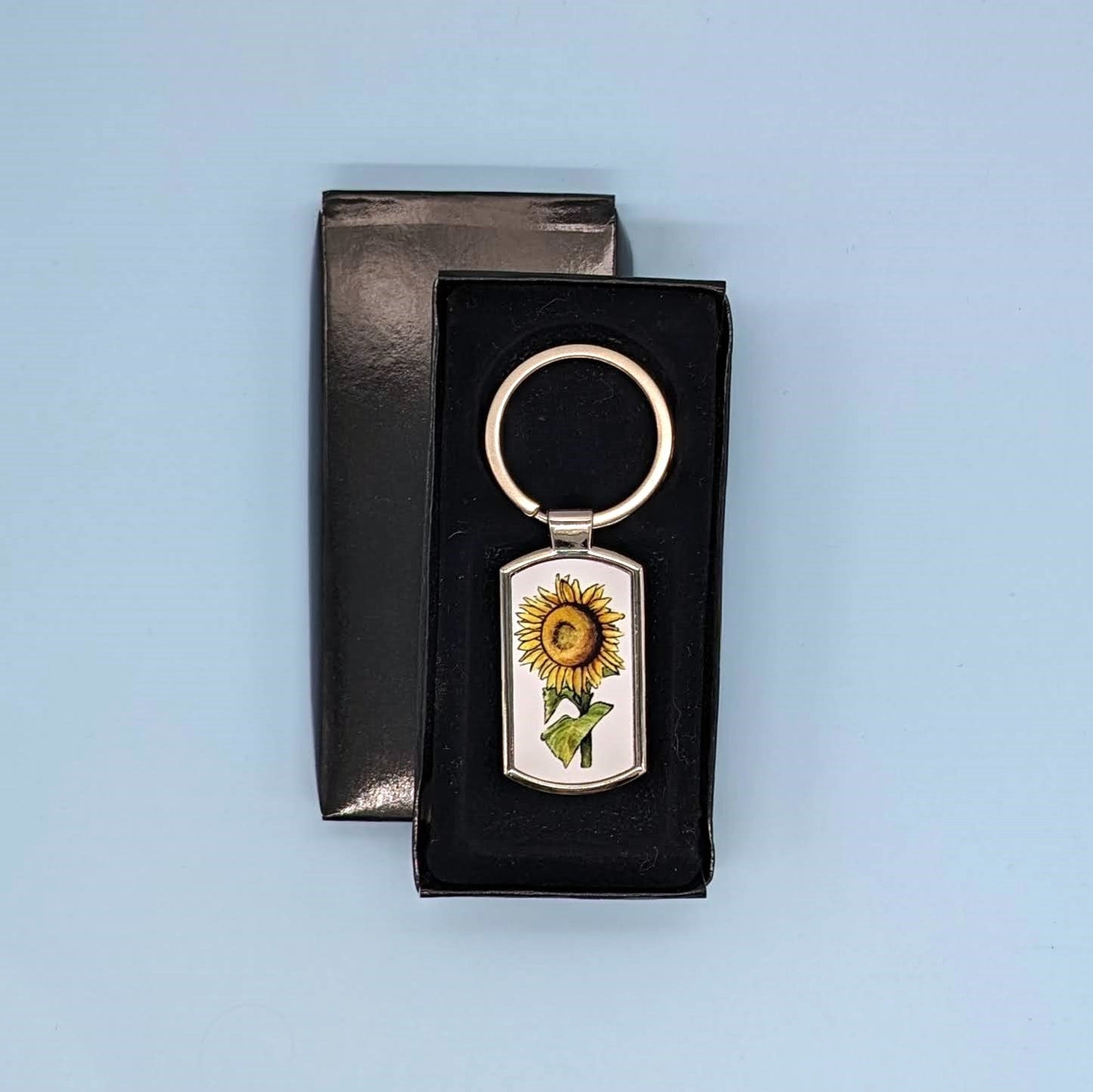 "Solidarity" Sunflower Keyring
