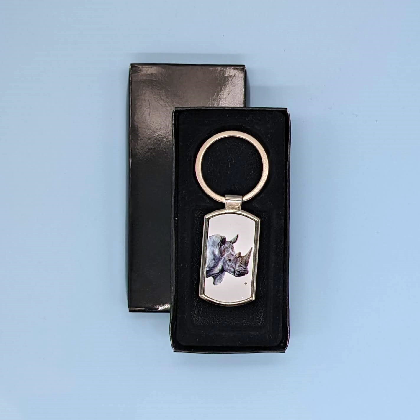 "Yenye Nguvu" Rhino Keyring