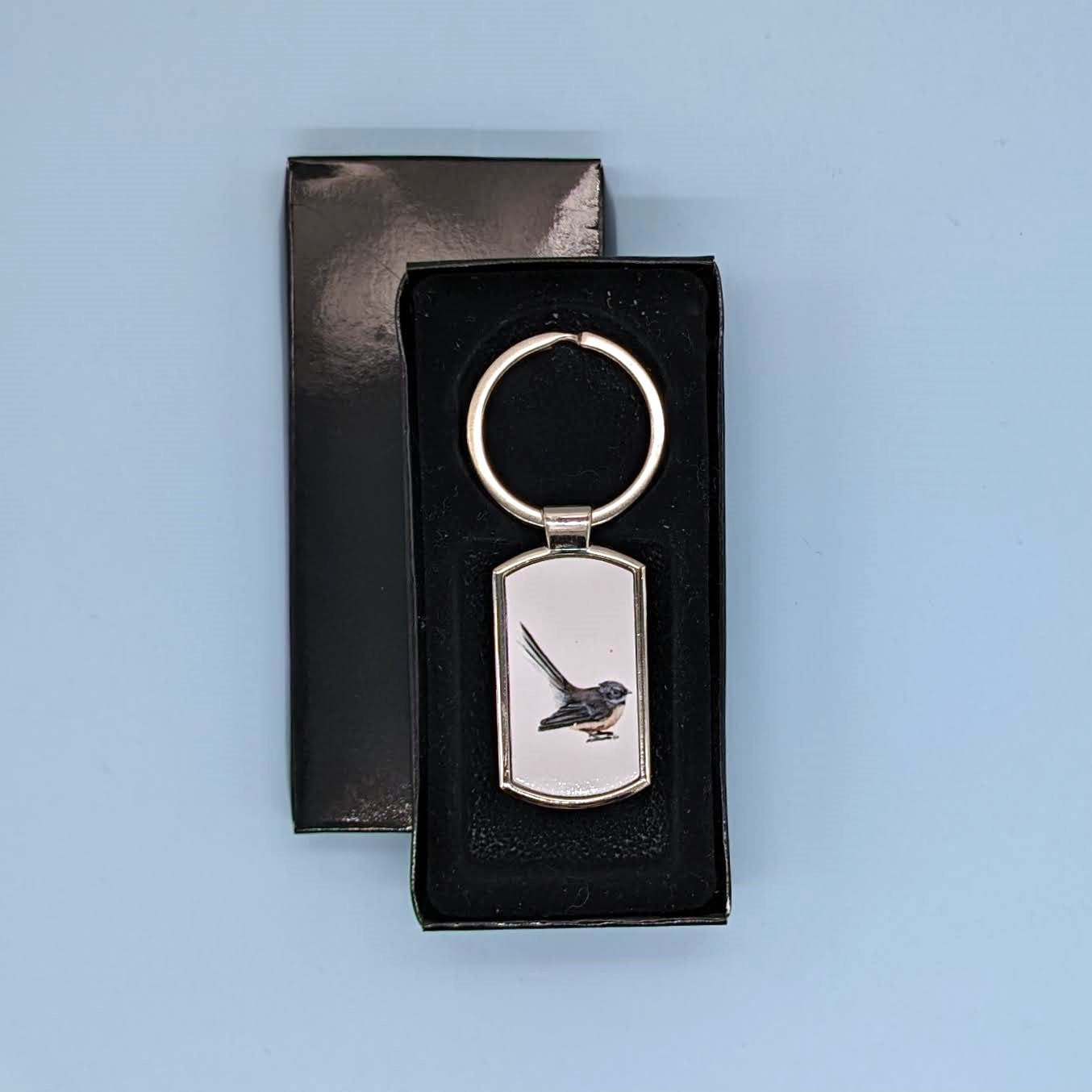 "Maui" New Zealand Wagtail Keyring