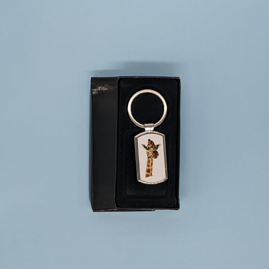 "Stand Tall" Giraffe Keyring