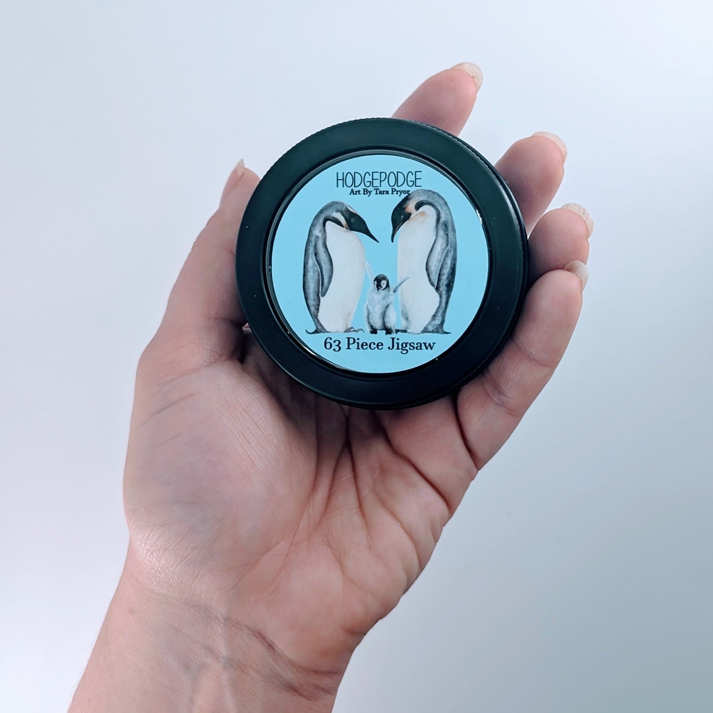 63 piece Penguins Jigsaw in a tin