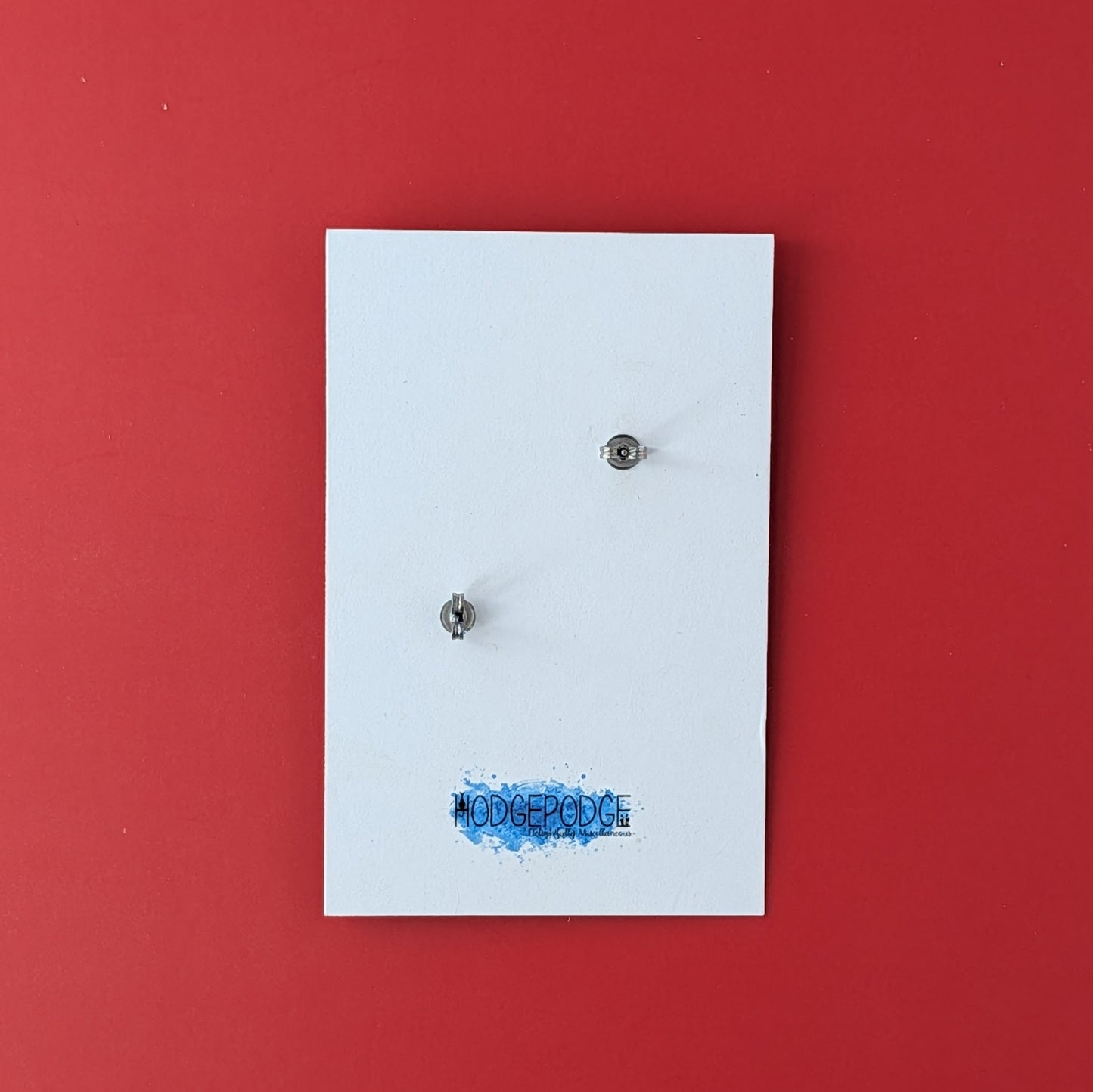 Postbox stud Earrings