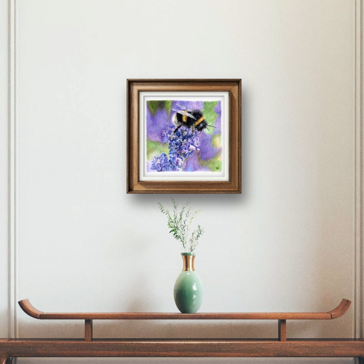 "Lavender" Bee Art Print