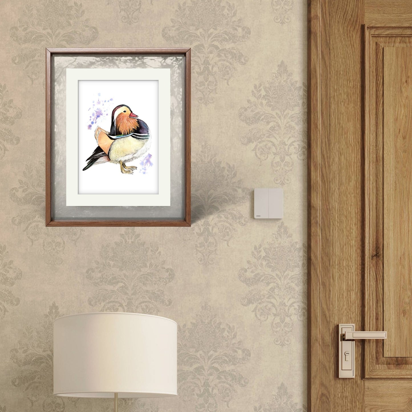 "Fancyboi" Mandarin Watercolour Print