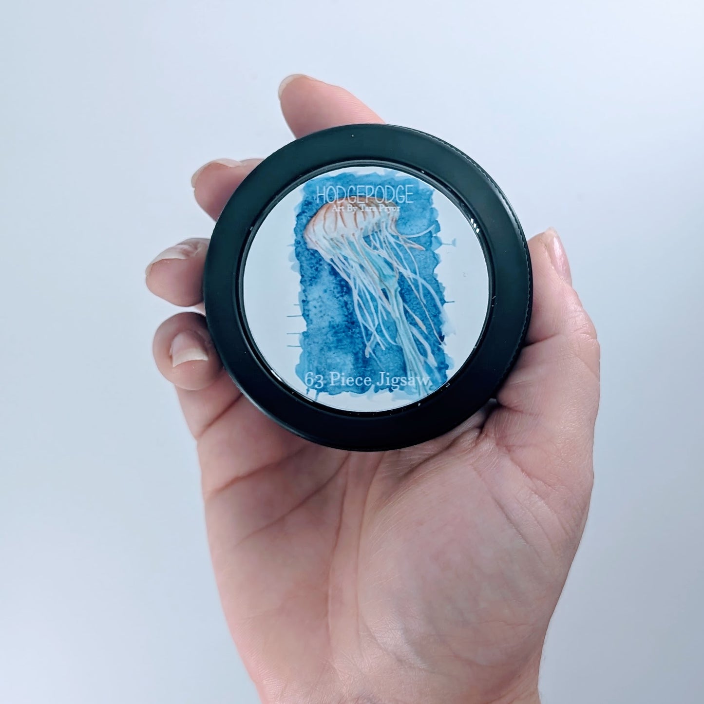 63 piece Jellyfish Jigsaw in a tin