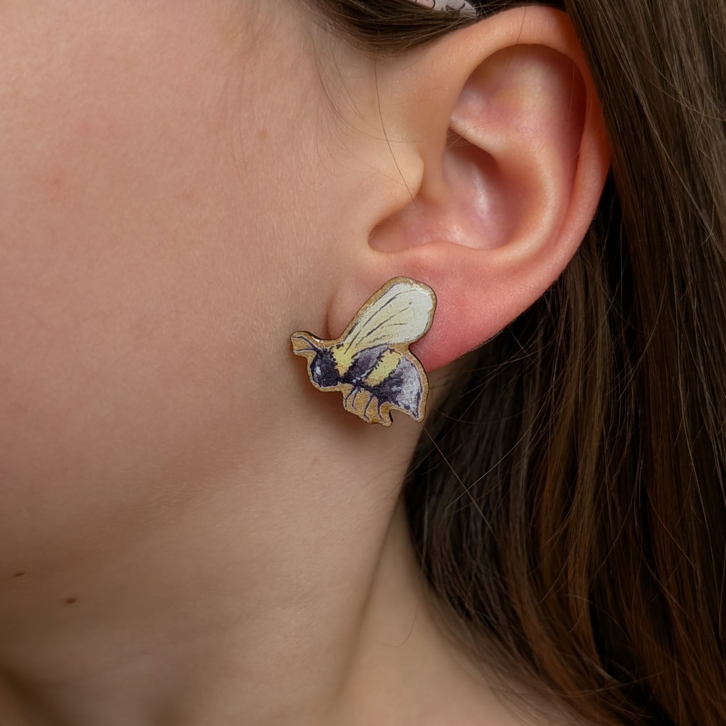 "Honey" Bee stud Earrings