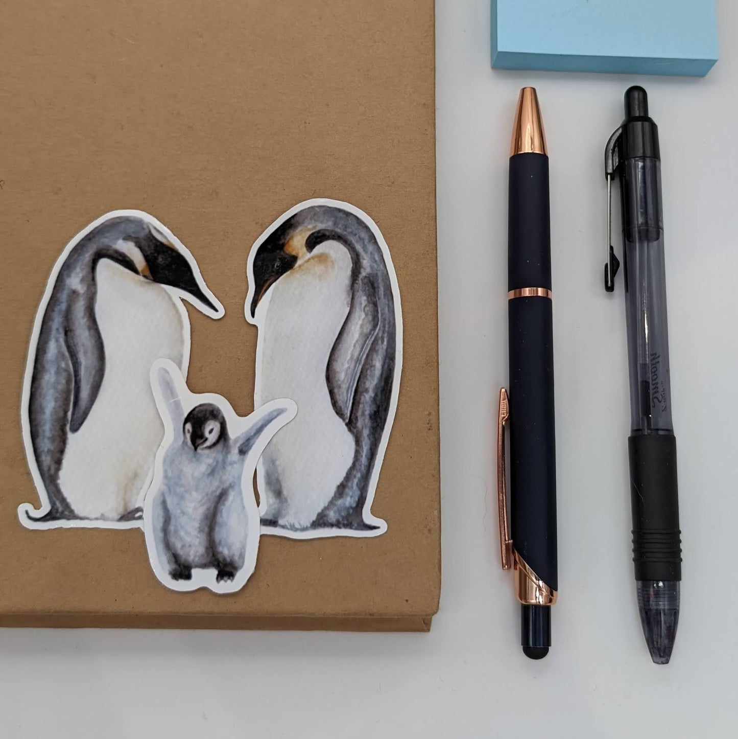 Penguin Family 3 Sticker Set