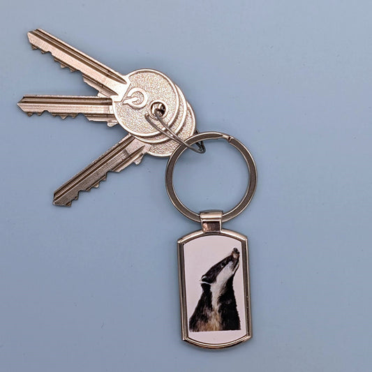 "Mr Badger" the Badger Keyring