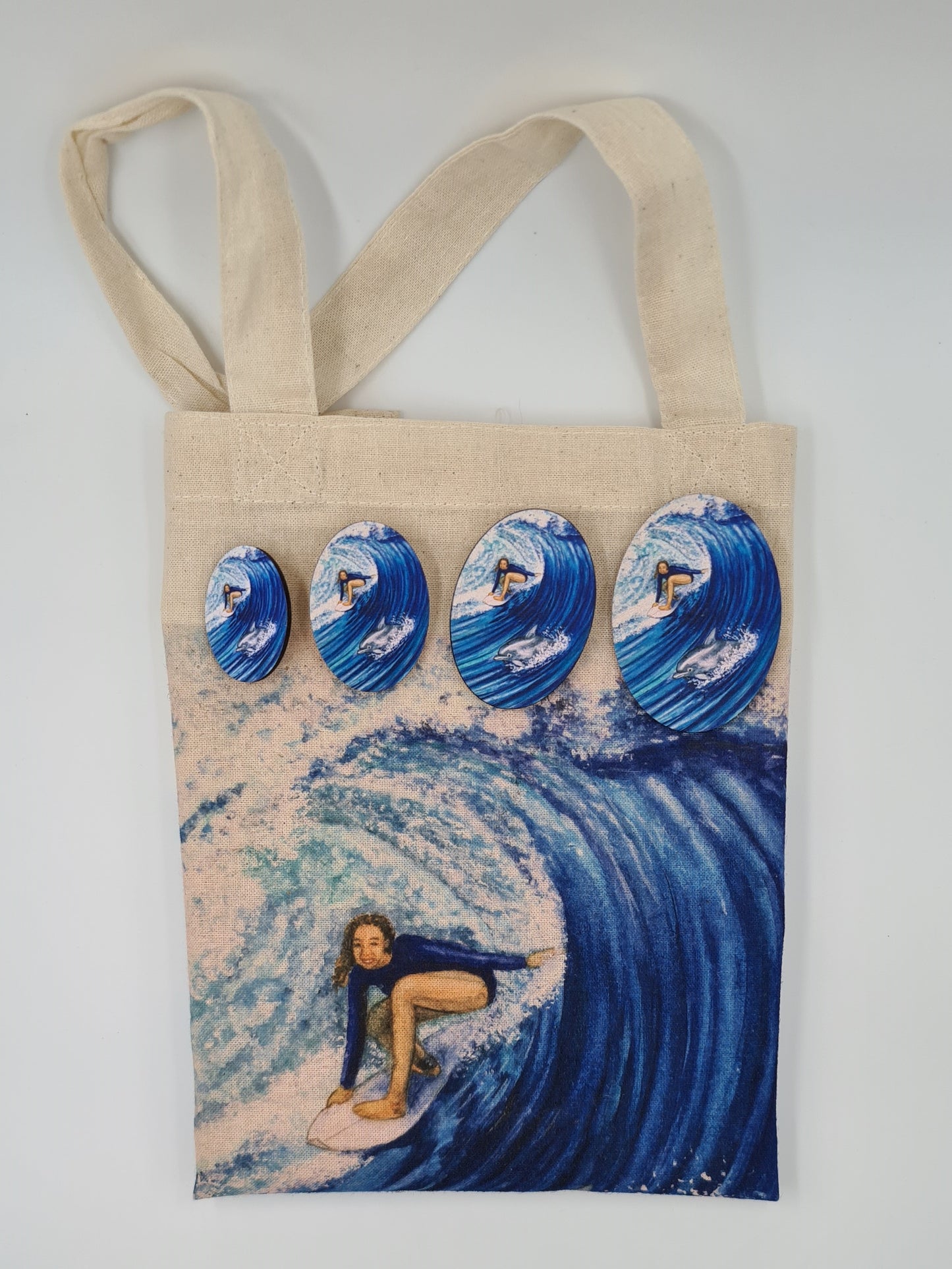 Sample Pack - Pins & Tote