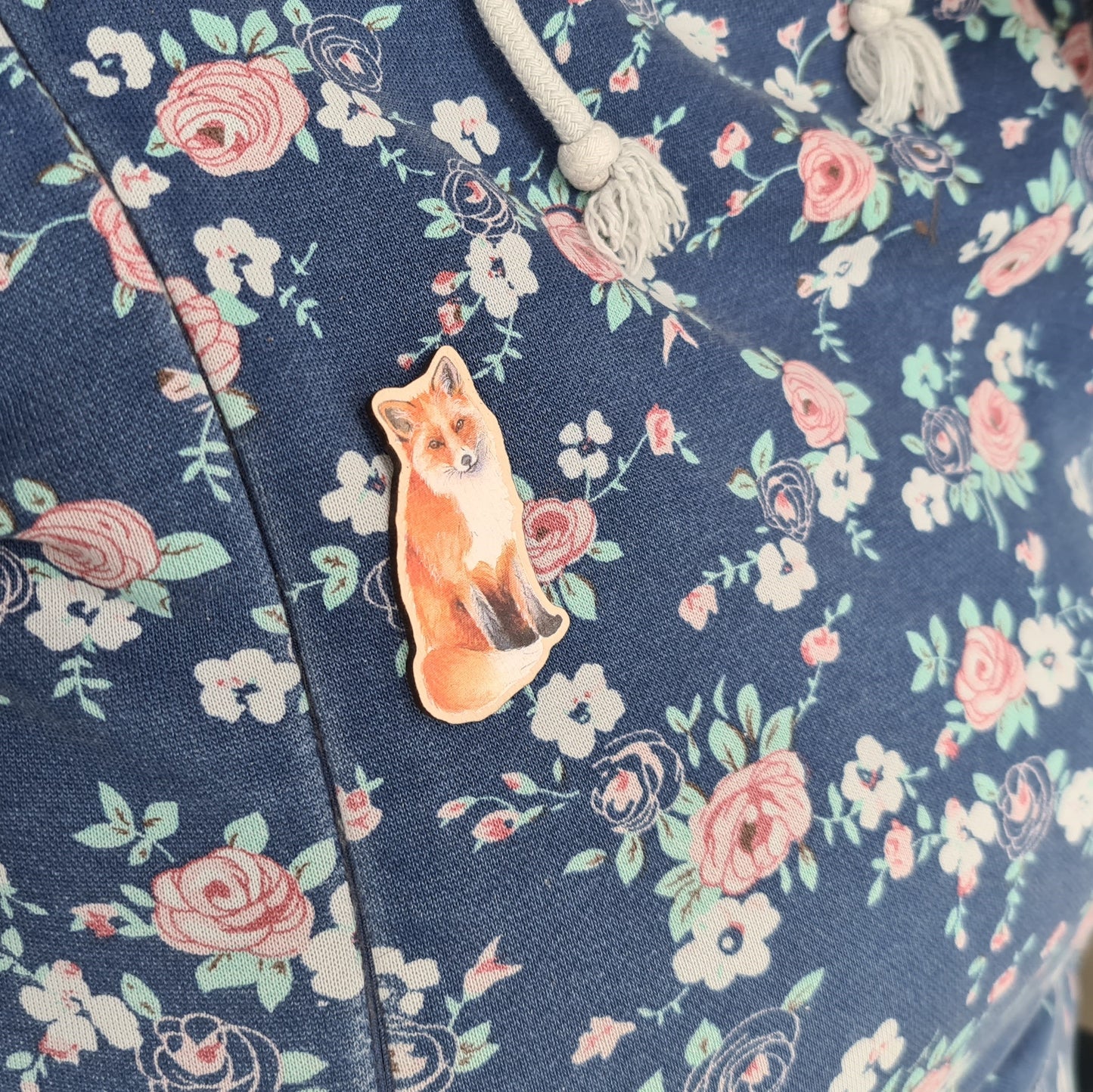 "Mama Fox" Fox Pin