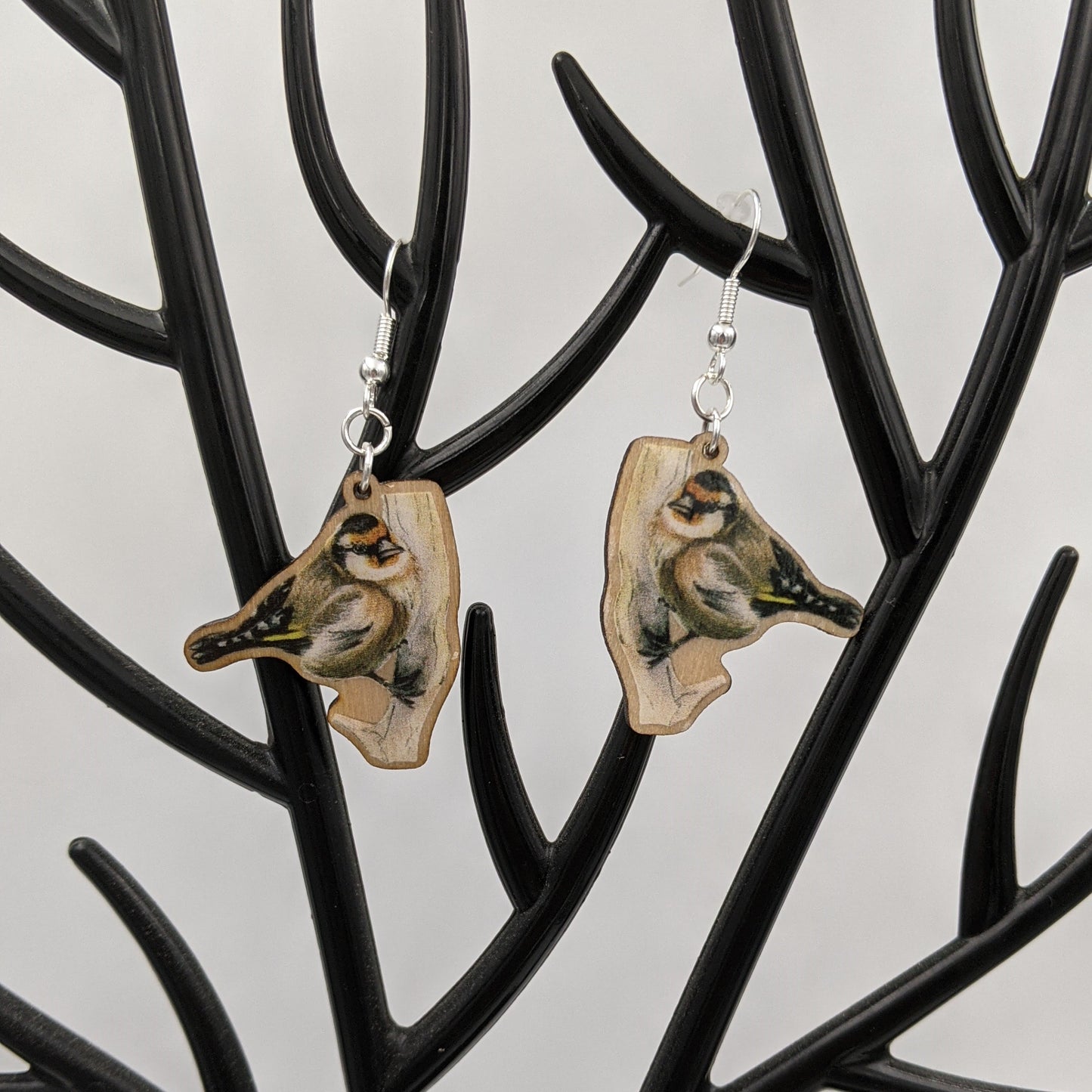 "Fours A Charm" Goldfinch Earrings