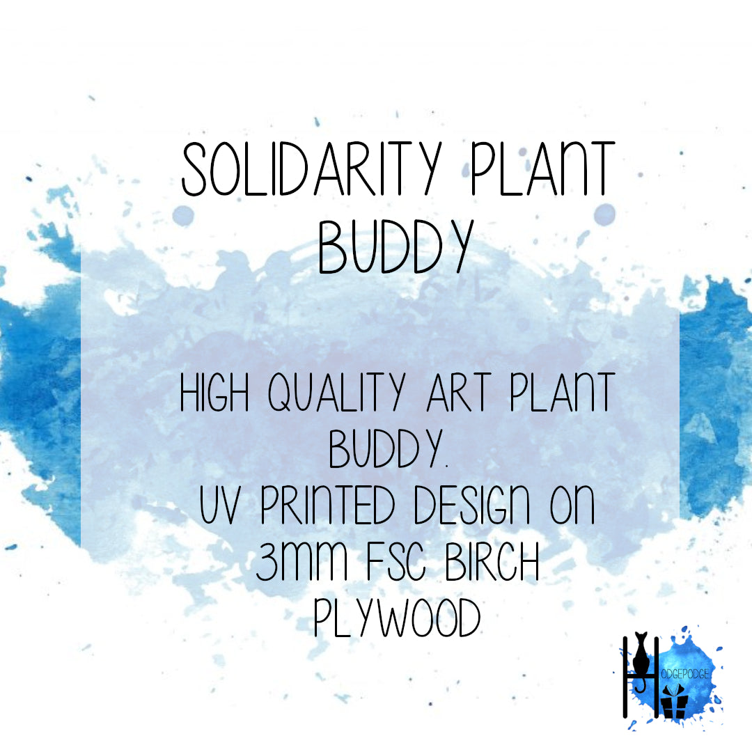 "Solidarity" Sunflower Hanging Decoration, Plant Buddy, Twig Tree Decoration