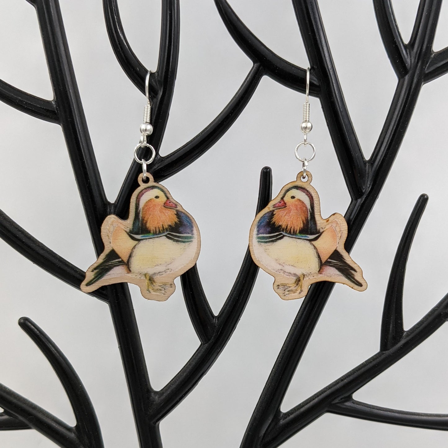 "FancyBoi" York University Mandarin Duck Earrings