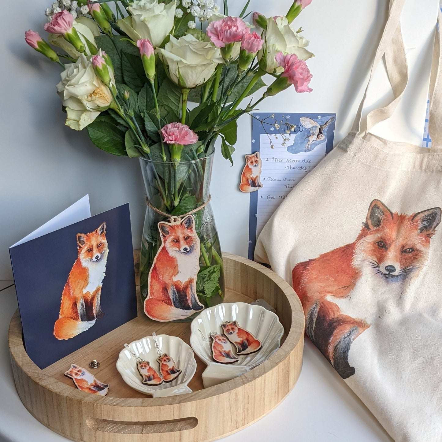"Mama Fox" Tote Bag