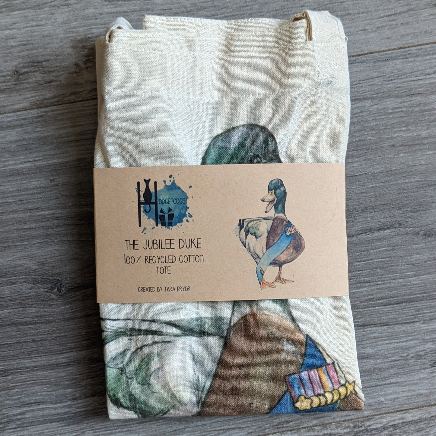 "Jubilee Duke" Mallard Duck Tote Bag