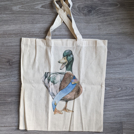 "Jubilee Duke" Mallard Duck Tote Bag