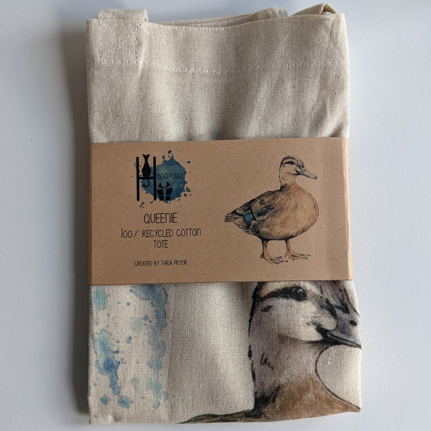 "Queenie" Female Mallard Duck Tote Bag