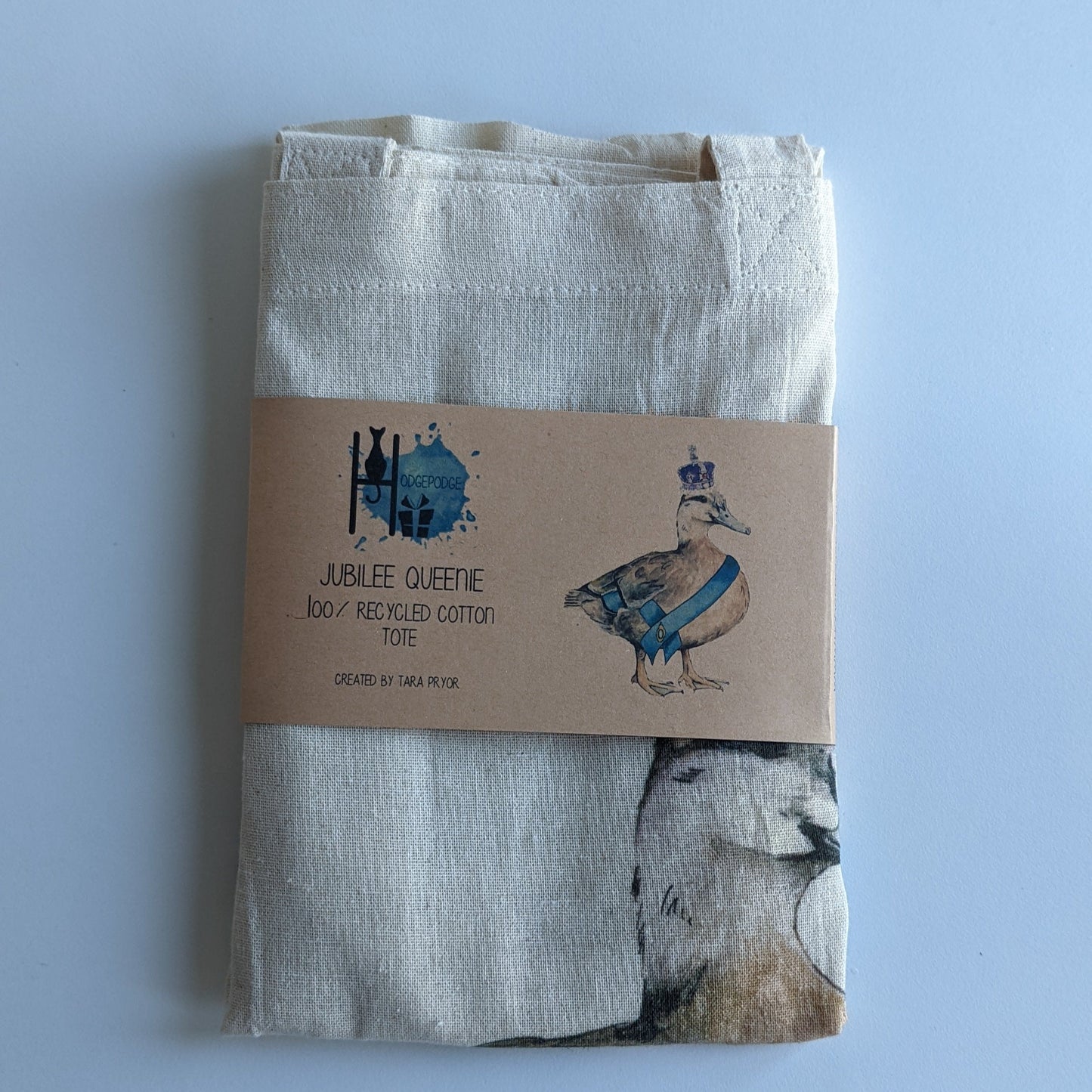 "Jubilee Queenie" Female Mallard Duck Tote Bag