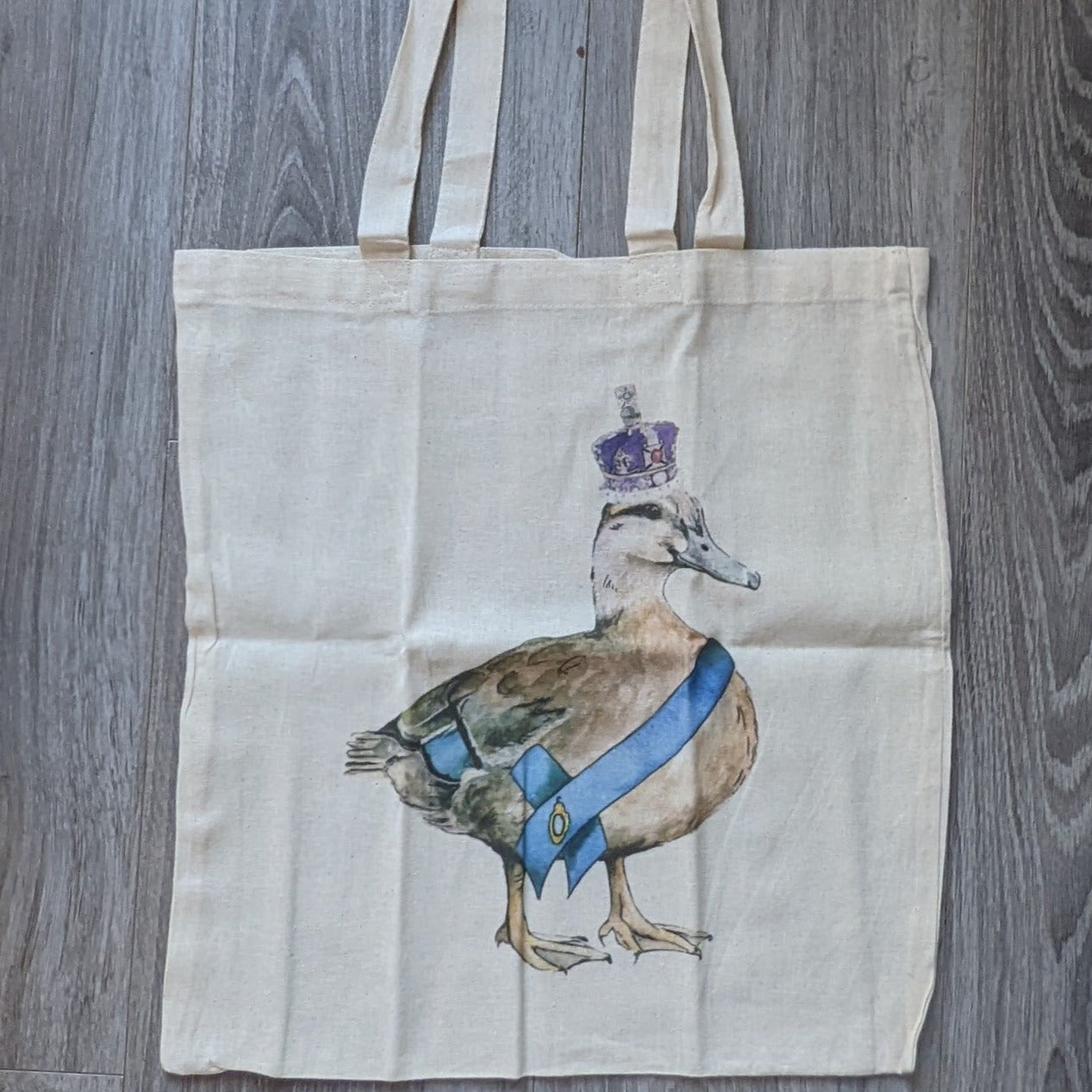 "Jubilee Queenie" Female Mallard Duck Tote Bag