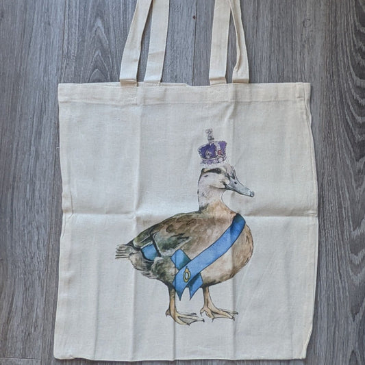 "Jubilee Queenie" Female Mallard Duck Tote Bag