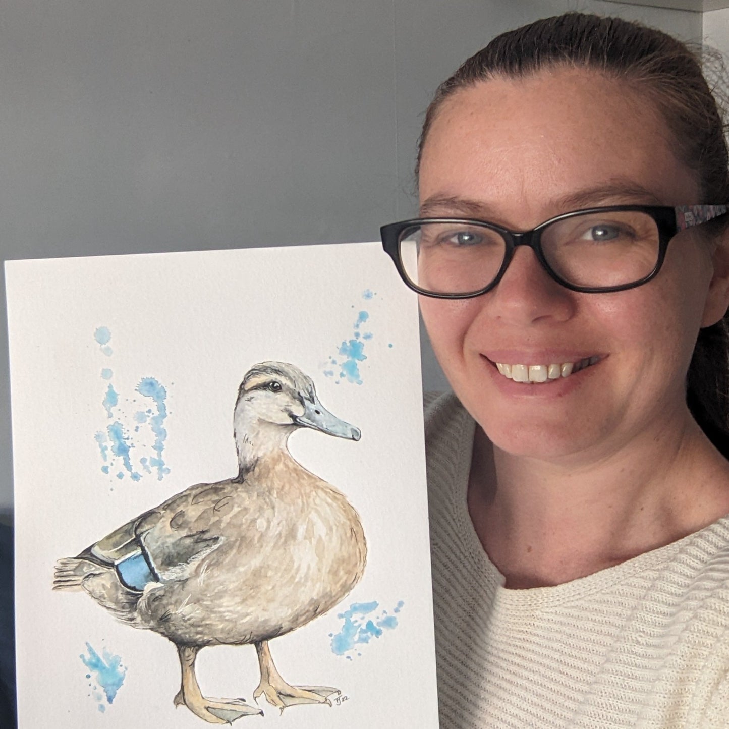 "Queenie" Watercolour Print