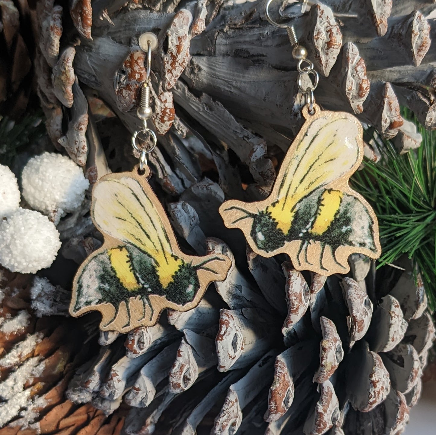 "Honey" Bee Earrings