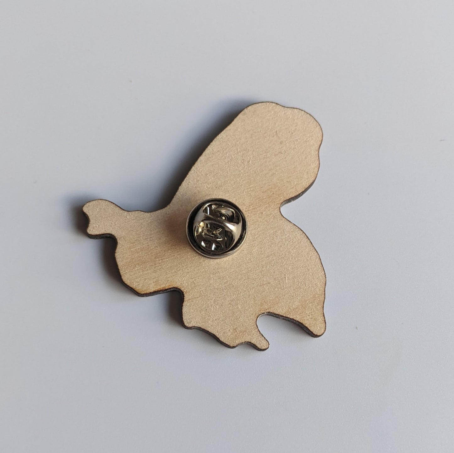 "Honey" Wooden Pin Badge