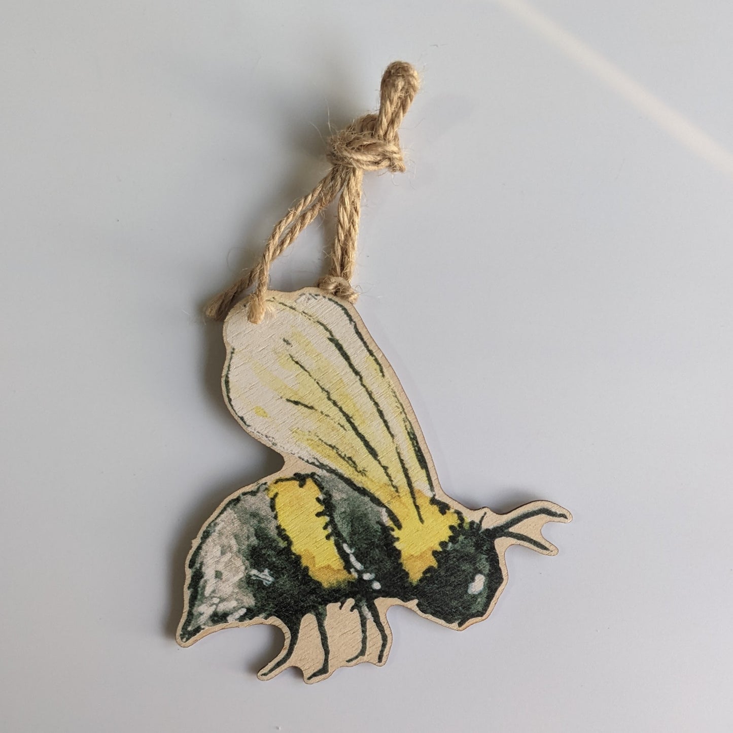 "Honey" Bee Hanging Decoration, Plant Buddy, Twig Tree Decoration
