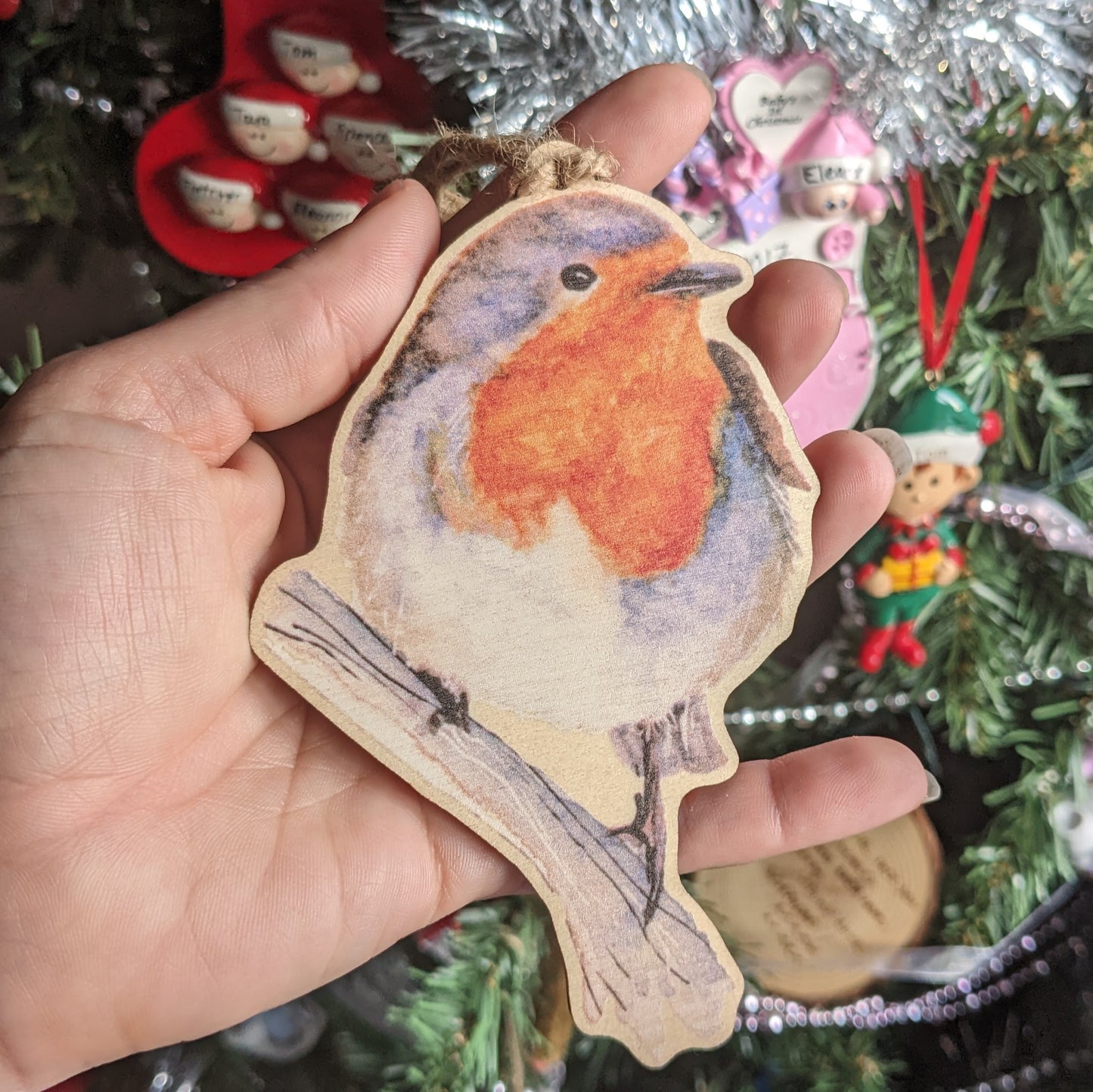 "Garden Party" Robin Hanging Decoration