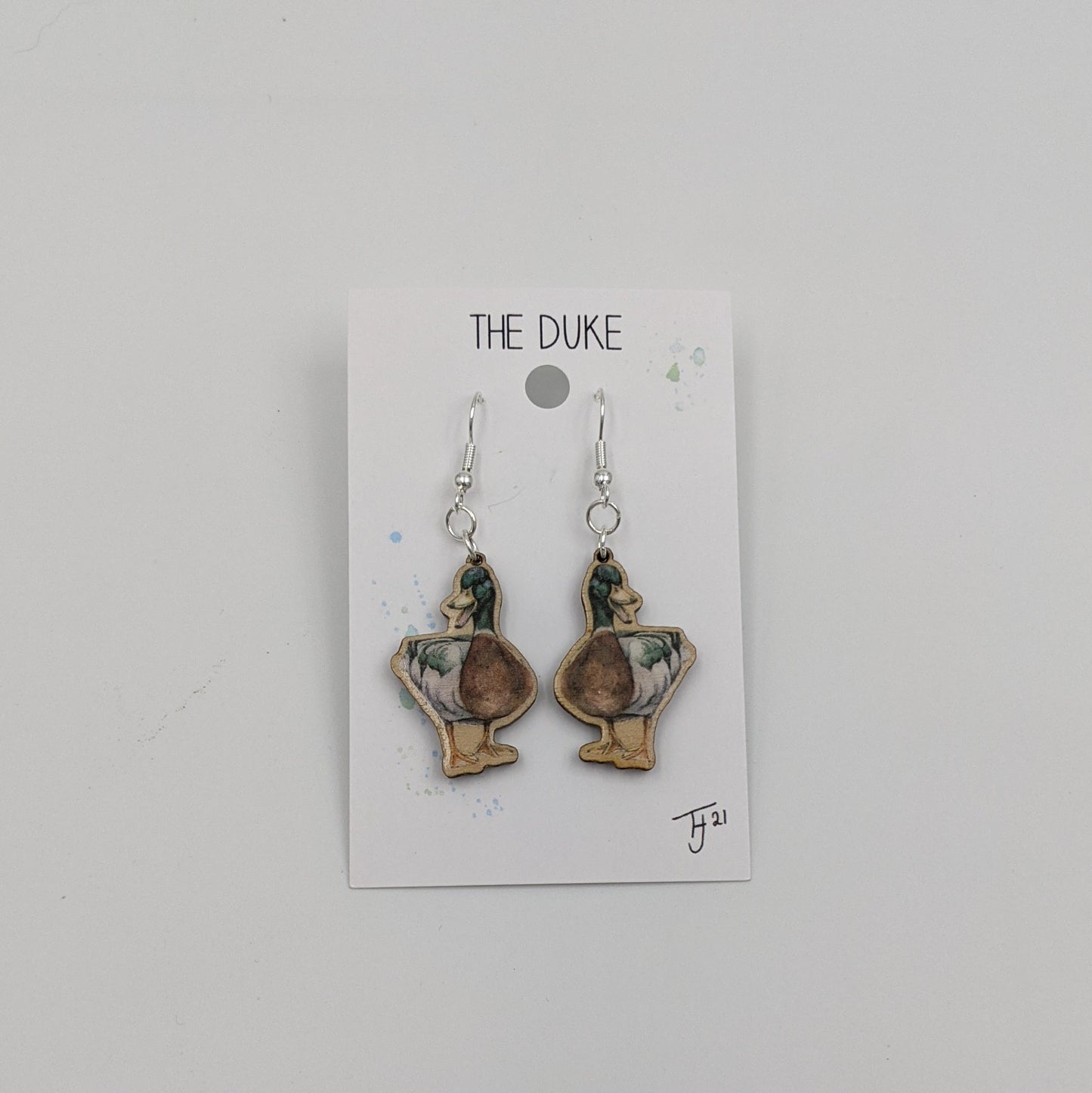 ''The Duke'' Mallard Earrings