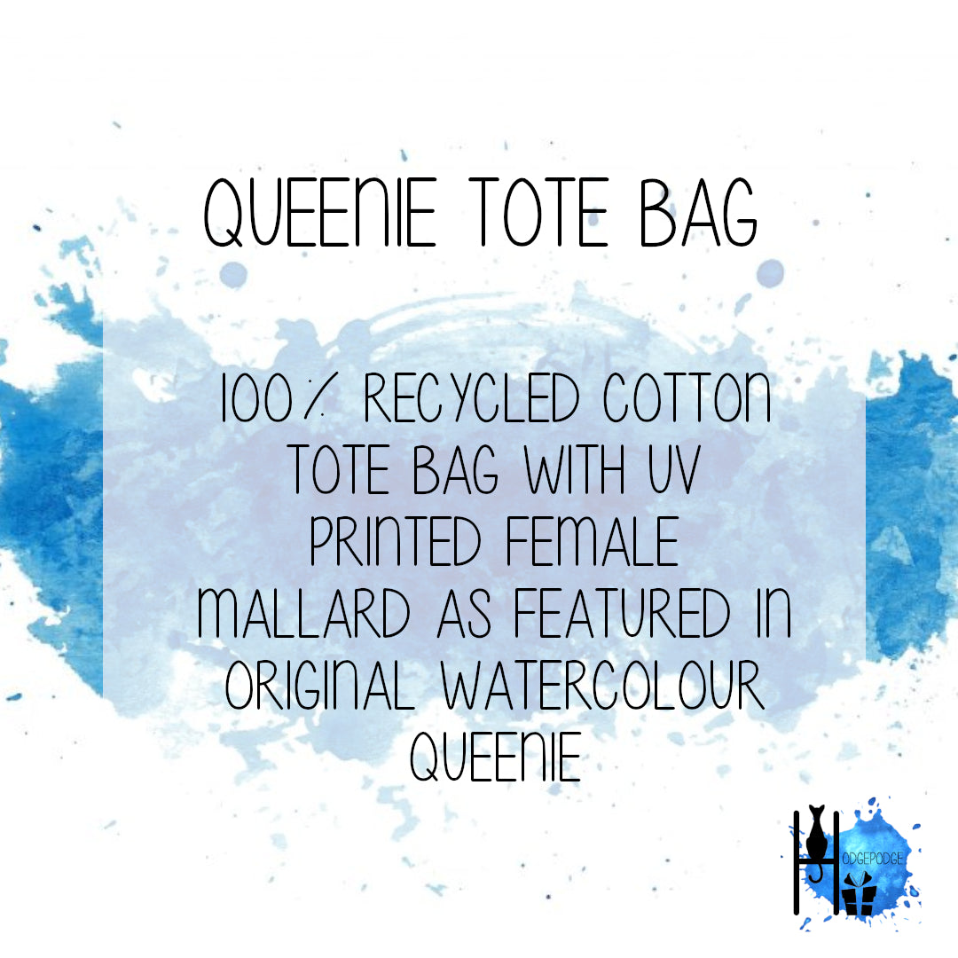 "Queenie" Female Mallard Duck Tote Bag