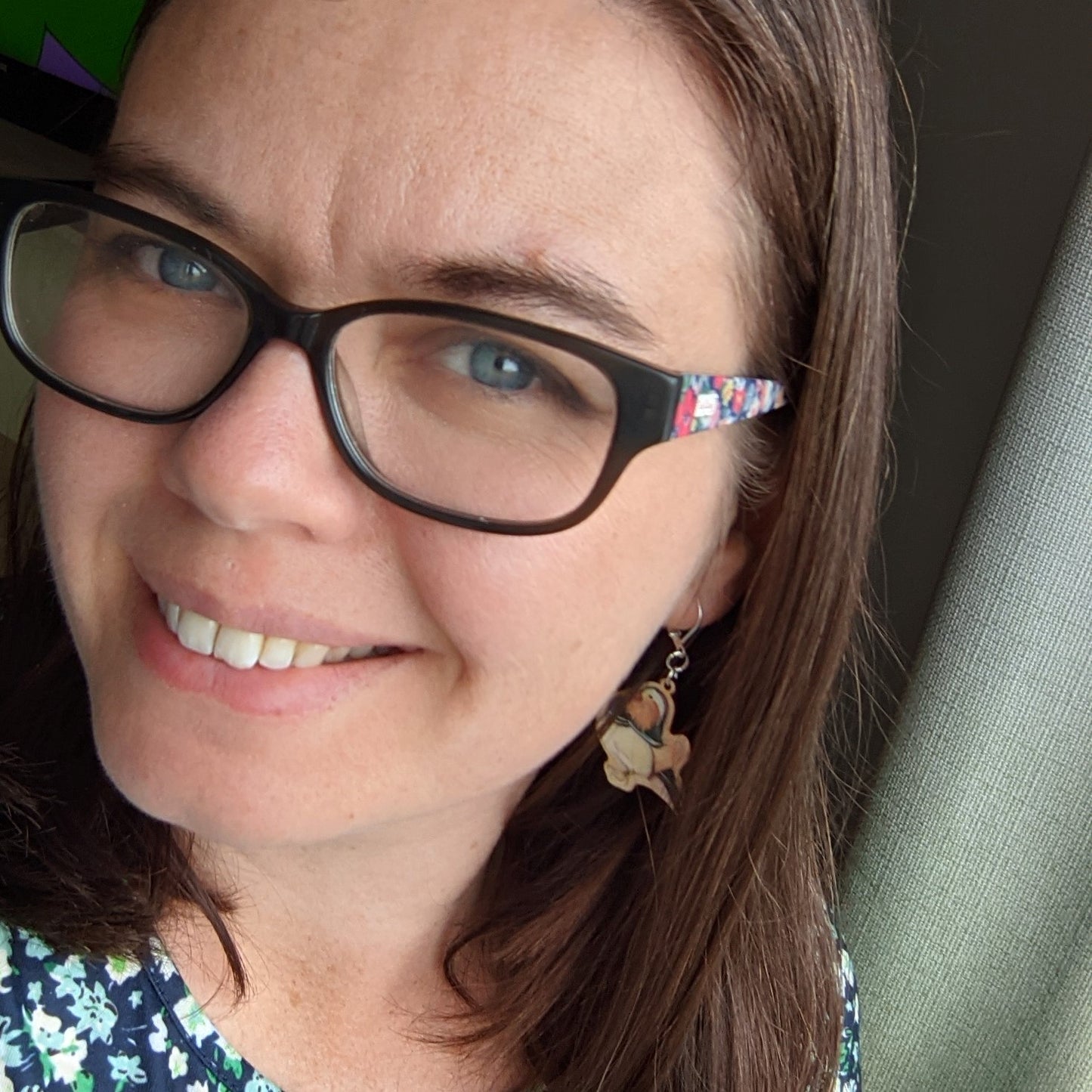 "FancyBoi" York University Mandarin Duck Earrings
