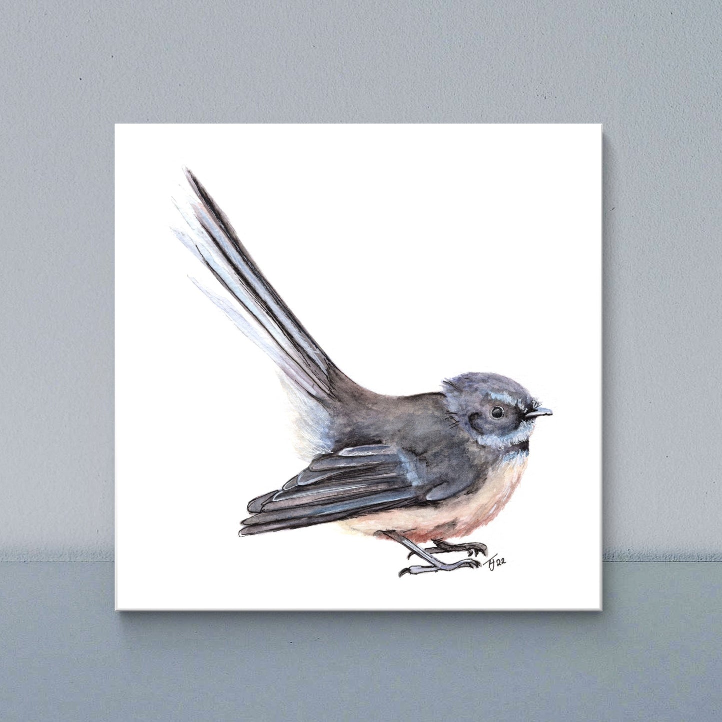 "Maui" New Zealand Wagtail Art Print