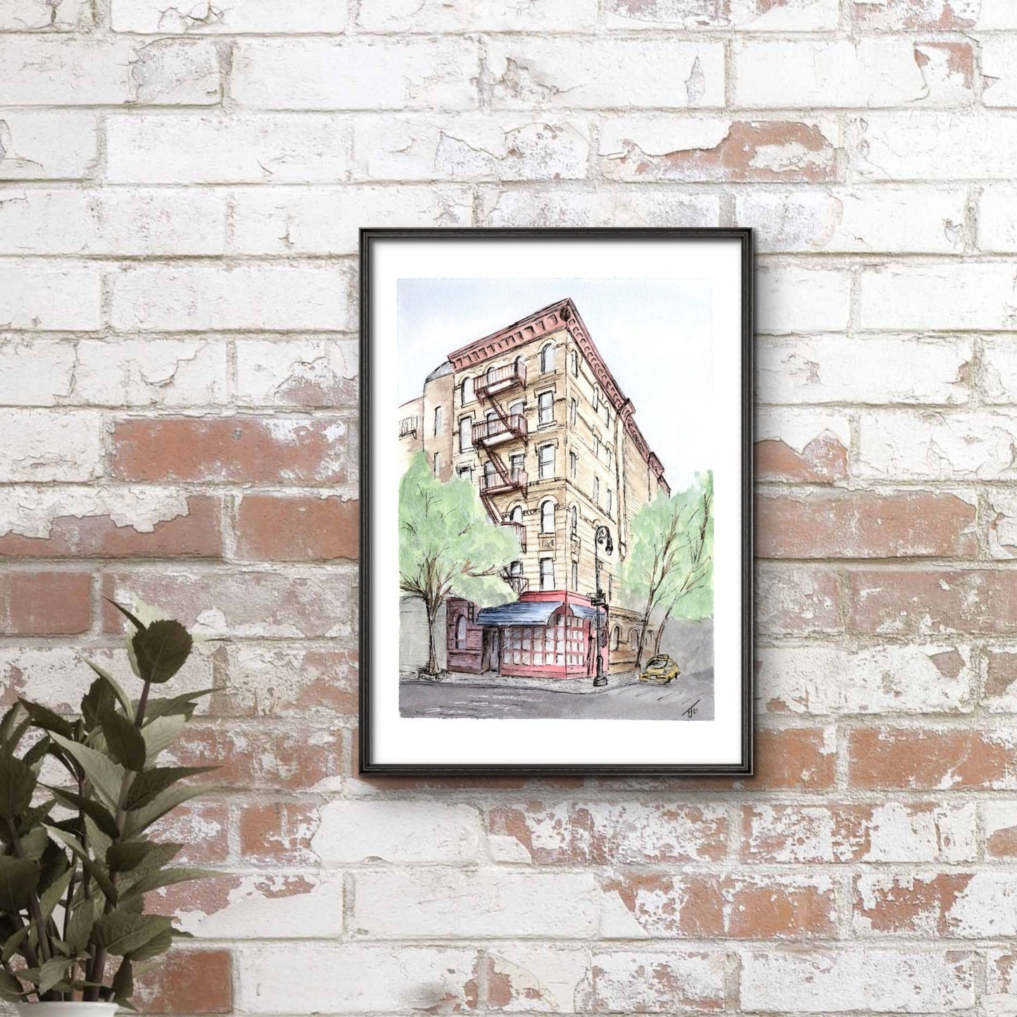 "Friends NYC Apartment" Watercolour Print