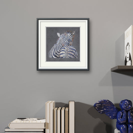 "Dazzle" Zebra Art Print