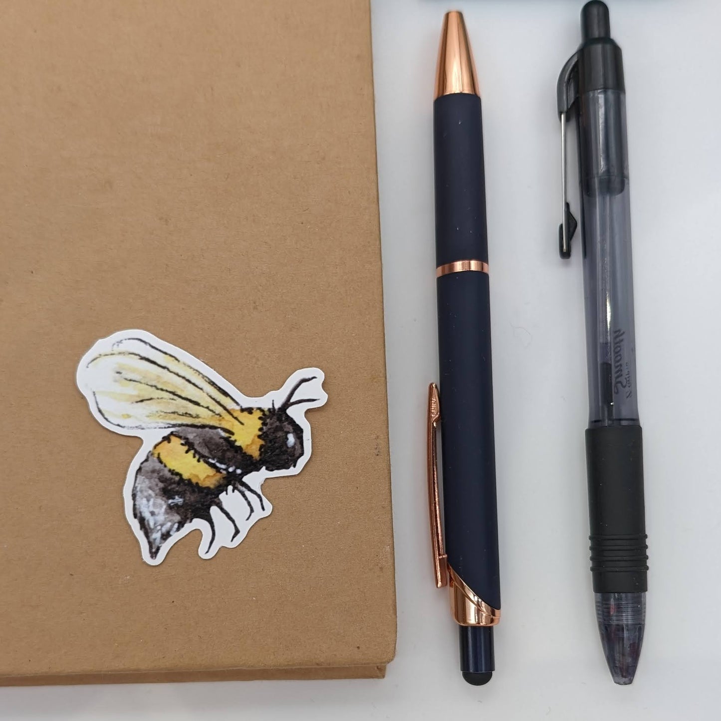 Bee Sticker from Original Watercolour "Honey Bee"