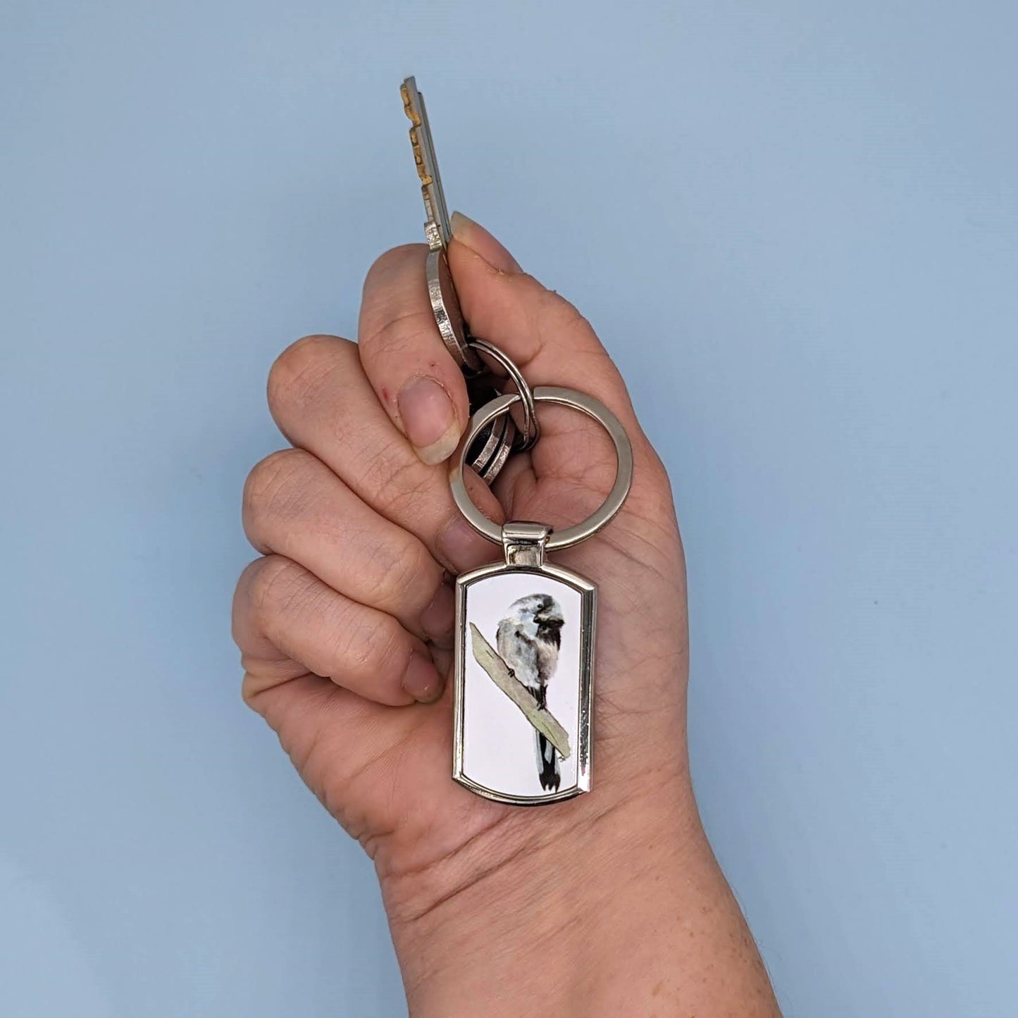 "What's This?" Long Tailed Tit Keyring