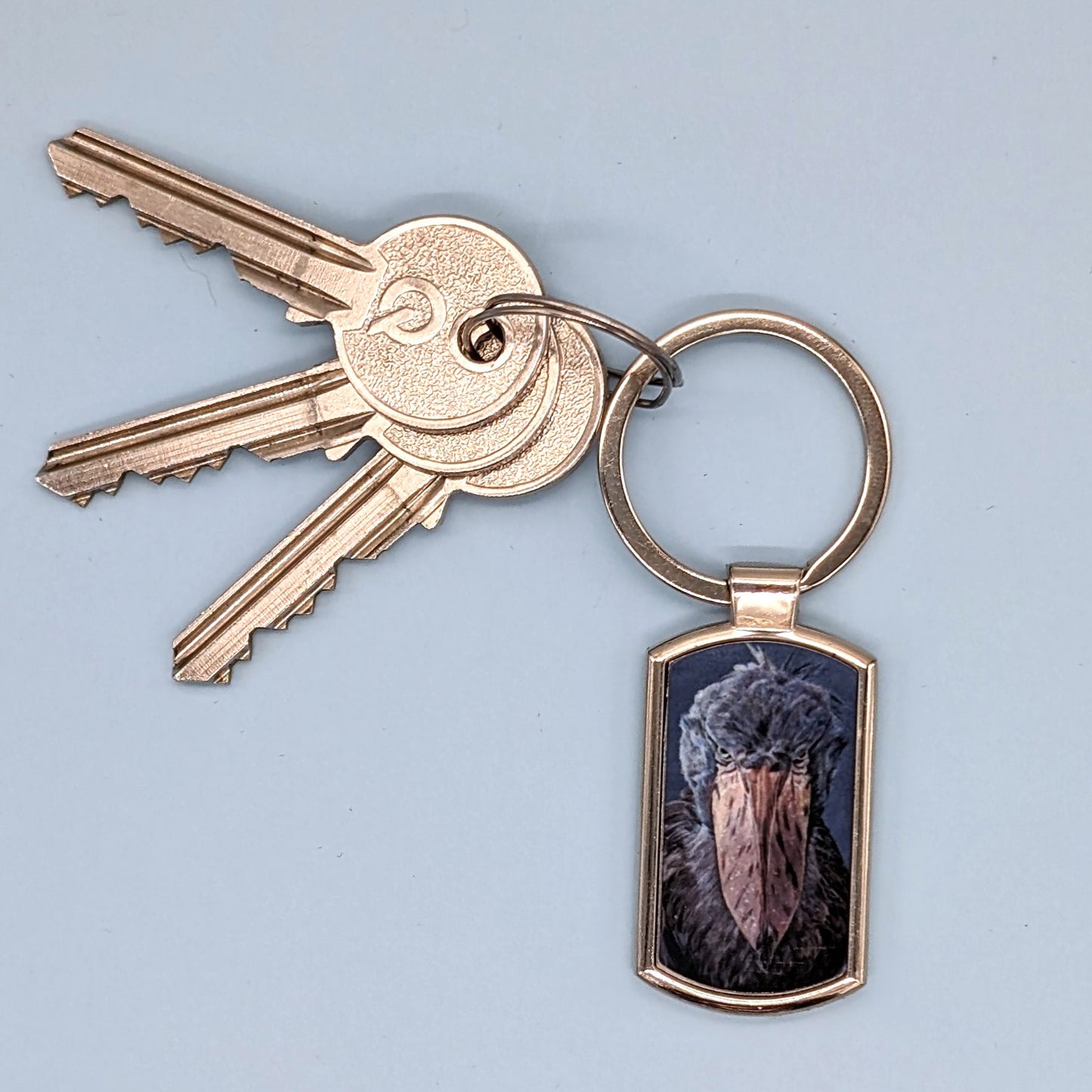 "Greta" Shoebill Stork Keyring