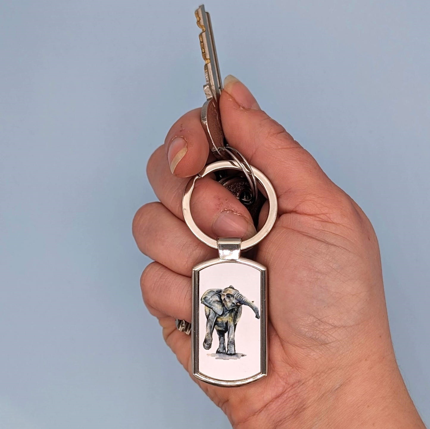 "Ngoma" Elephant Keyring