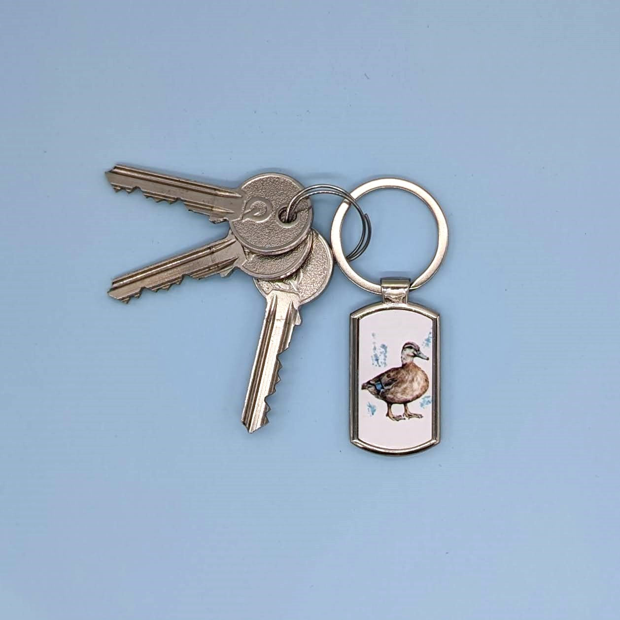 "Queenie" Female Mallard Duck Keyring