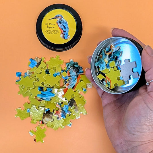 Kingfisher Jigsaw Puzzle: 63 Piece Animal Lover Gift