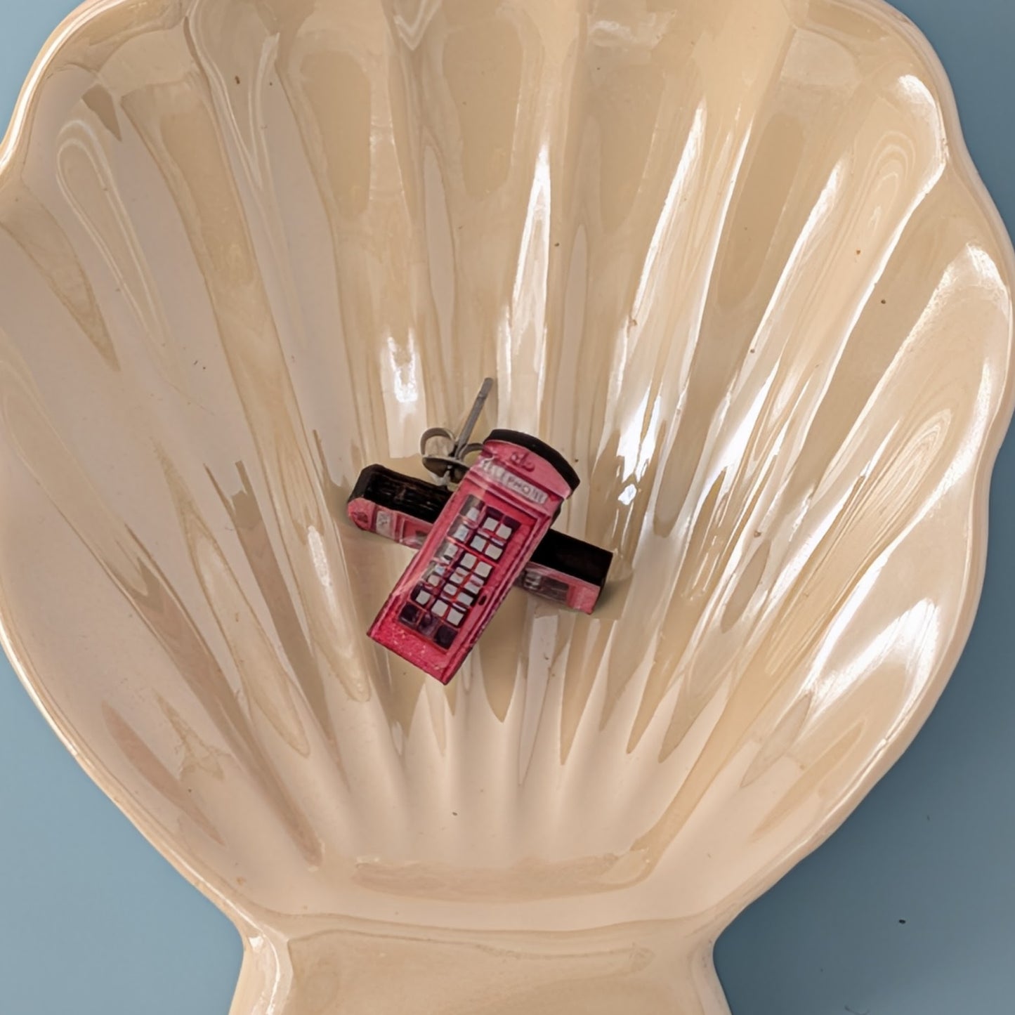 Phonebox stud Earrings